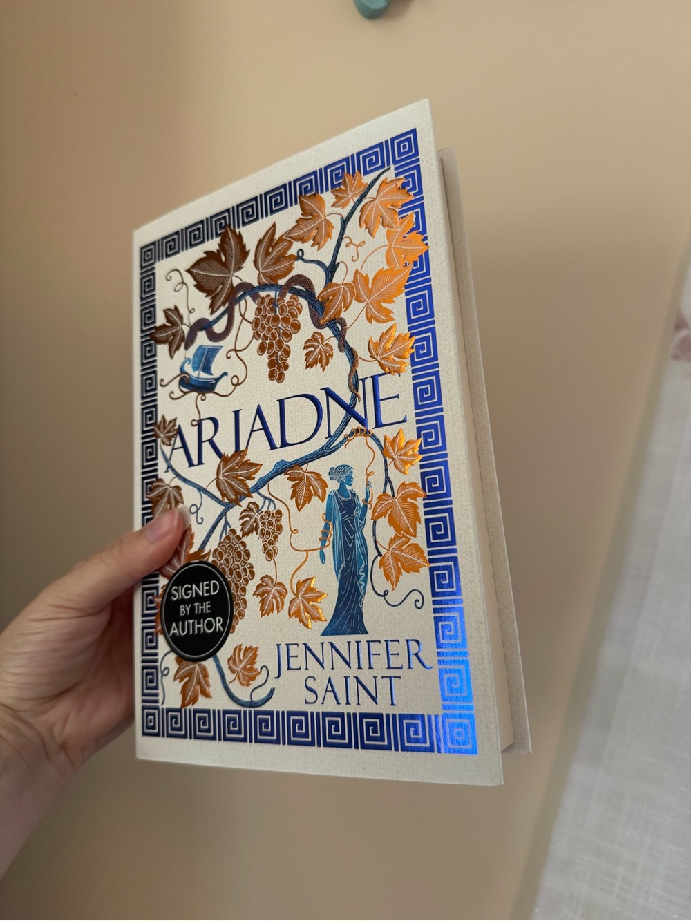 SIGNED Ariadne by Jennifer Saint UK edition Hardcover Book